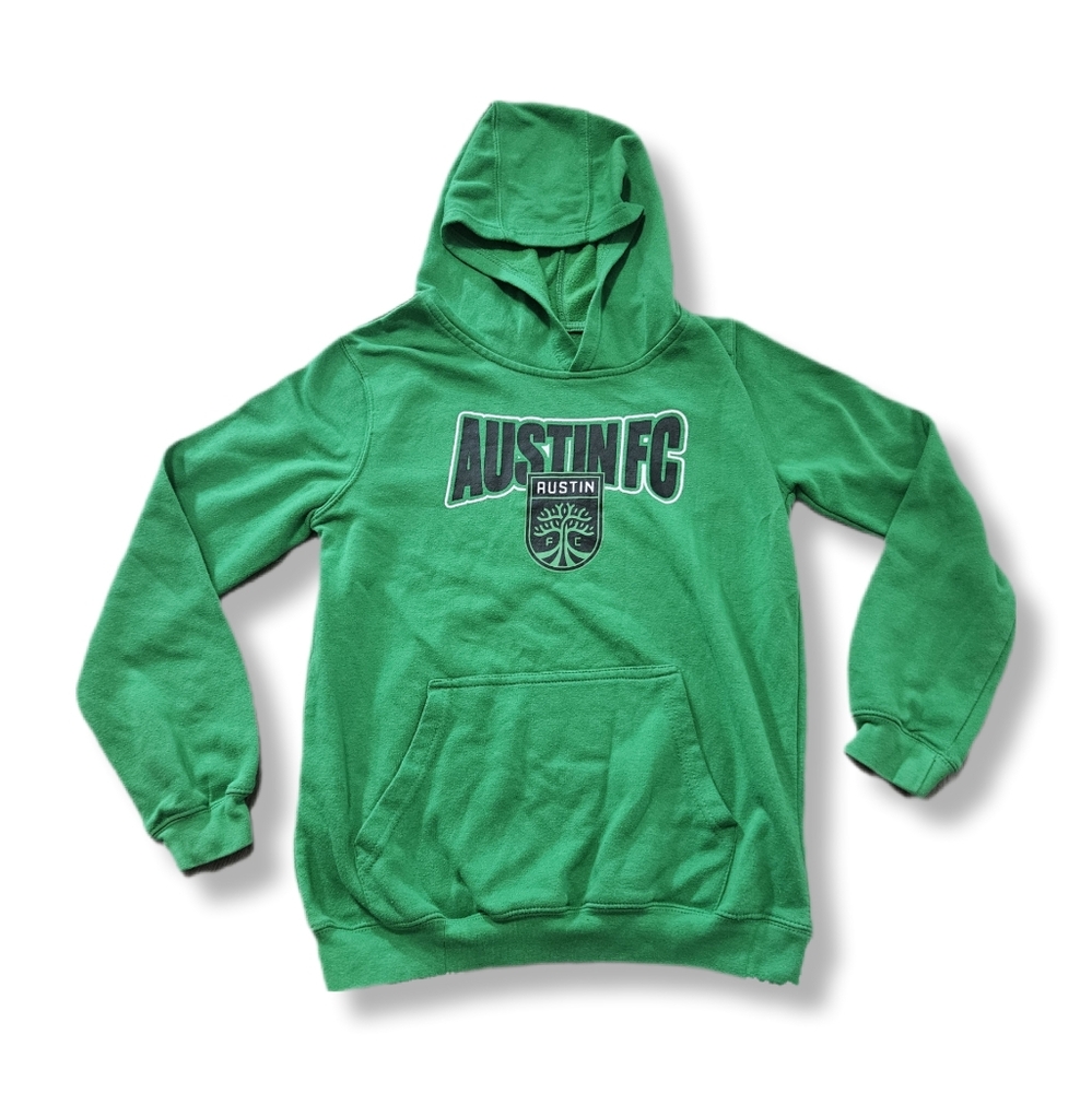 Youth Large MLS Austin FC Green Soccer Hoodie